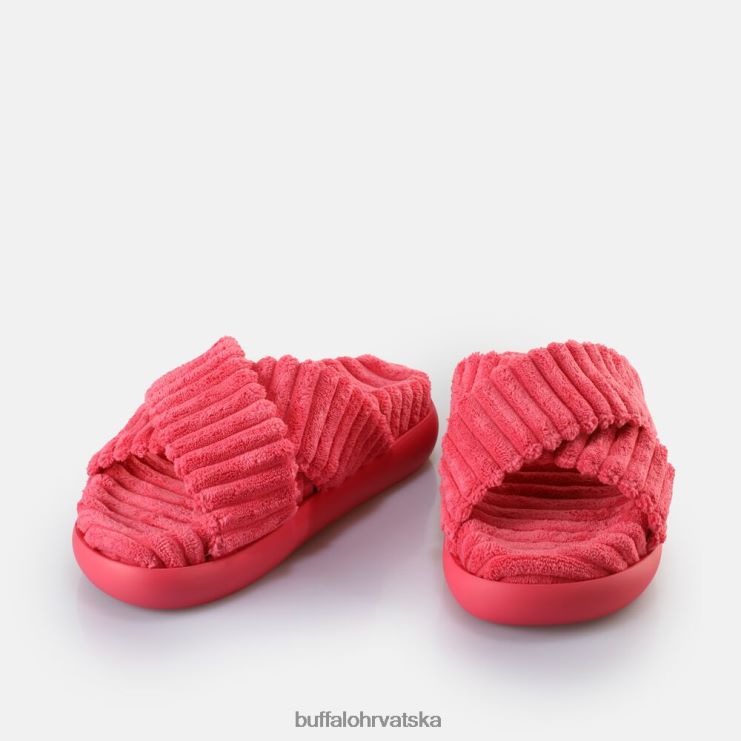 žarko ružičasta Buffalo rey cross platform slide vegan |slajdova TDD6T162